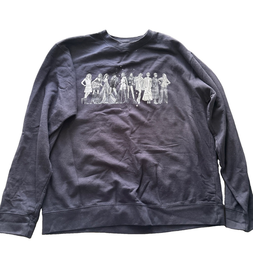 TAYLOR SWIFT WOMEN'S MIDNIGHTS SWEATSHIRT 2022 Eras Tour Blue Size XLarge